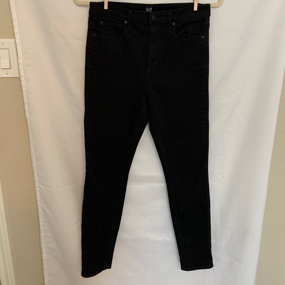 Black high waist jeans by GAP